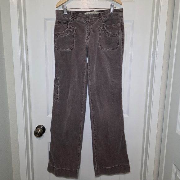 Anthropologie Daughters of the Liberation Corduroy Cargo Wide Leg Pants 4 - Picture 1 of 10